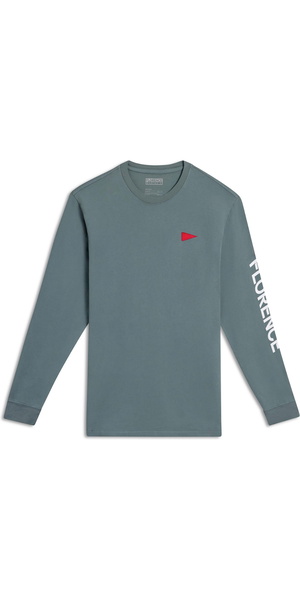 2026 Florence Marine X Mens Burgee Long Sleeve T-Shirt FMTS00125 - Sea Blue